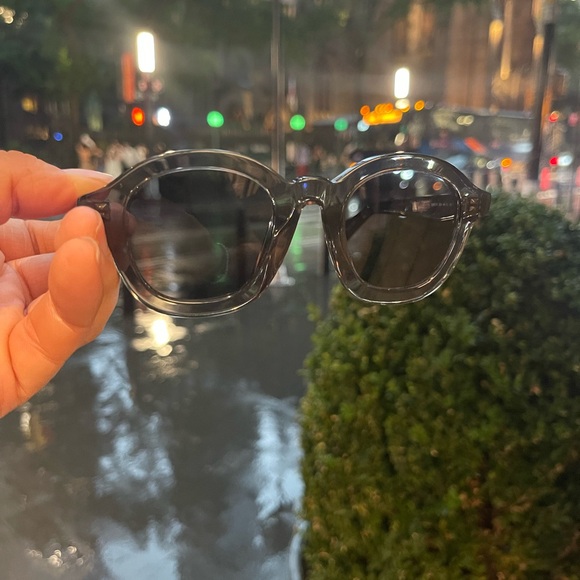 Celine black round black transparent sunglasses - Picture 4 of 14